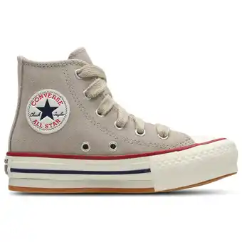 Foot Locker Converse Ctas Move Platform High Unisex Schoenen - Beige - Maat: 32 - Leer, Textil - Foot Locker aanbieding