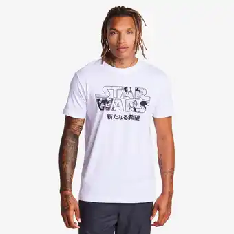 Foot Locker MERCHCODE Star Wars Heren T-shirts - Wit - Maat: S - Katoen Jersey - Foot Locker aanbieding