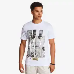 Foot Locker MERCHCODE 2pac Heren T-shirts - Wit - Maat: S - Katoen Jersey - Foot Locker aanbieding