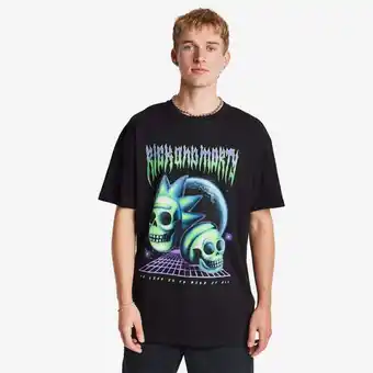 Foot Locker MERCHCODE Rick & Morty Heren T-shirts - Zwart - Maat: XS - Foot Locker aanbieding