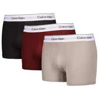 Foot Locker Calvin Klein Trunk 3 Pack Unisex Ondergoed - Rood - Maat: S - Foot Locker aanbieding