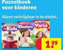 Kruidvat Puzzelboek voor kinderen aanbieding