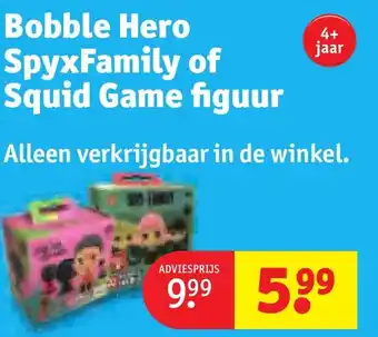 Kruidvat Bobble Hero SpyxFamily of Squid Game figuur aanbieding