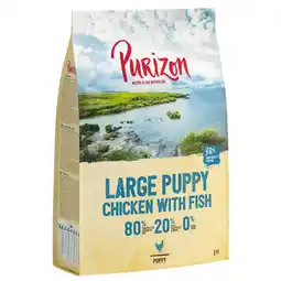 Zooplus 4x1kg Large Puppy Kip & Vis Purizon Hondenvoer aanbieding