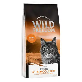 Zooplus 6,5kg Wild Freedom Adult Sterilised Kattenvoer droog aanbieding