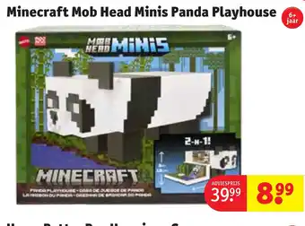 Kruidvat Minecraft Mob Head Minis Panda Playhouse aanbieding