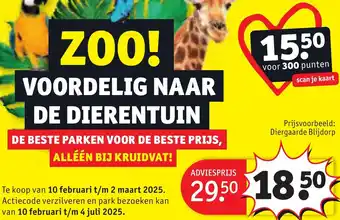 Kruidvat DE BESTE PARKEN VOOR DE BESTE PRIJS, aanbieding