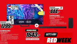 MediaMarkt SAMSUNG 75Q74D (2024) QLED 4K TV + Q-series HW-Q800D (2024) Soundbar aanbieding