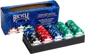 Amazon BICYCLE 8G CLAY CHIPS (100 pcs) aanbieding