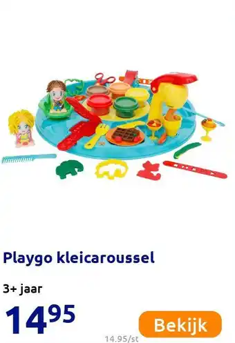 Action Playgo kleicaroussel aanbieding