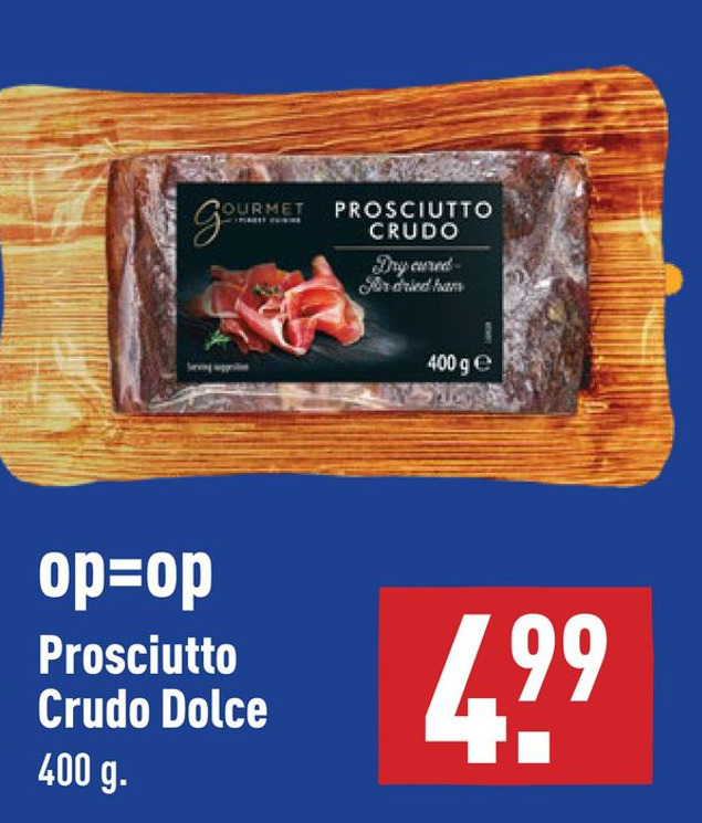 Prosciutto Crudo Dolce aanbieding bij ALDI
