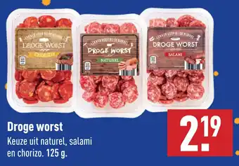 ALDI Droge worst aanbieding