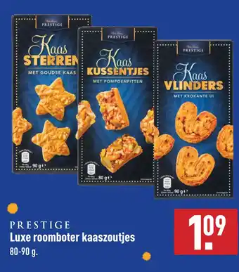 ALDI Prestige Luxe Roomboter Kaaszoutjes aanbieding