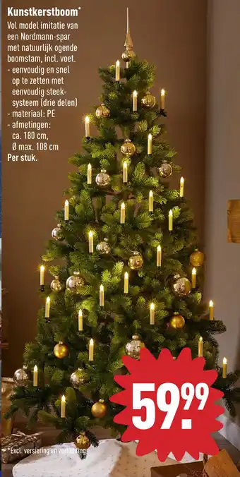 ALDI Kunstkerstboom aanbieding