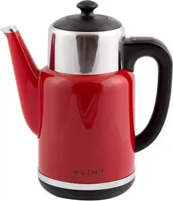 Bol.com Dubbelwandige waterkoker met temperatuurregeling - Pure Kettle Rood aanbieding