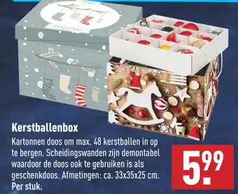 ALDI Kerstballenbox aanbieding