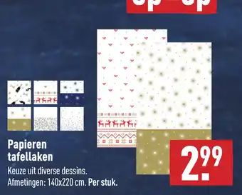 ALDI Papieren tafellaken aanbieding