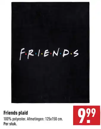 ALDI Friends plaid aanbieding