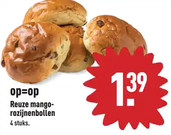 ALDI Reuze mango-rozijnenbollen aanbieding