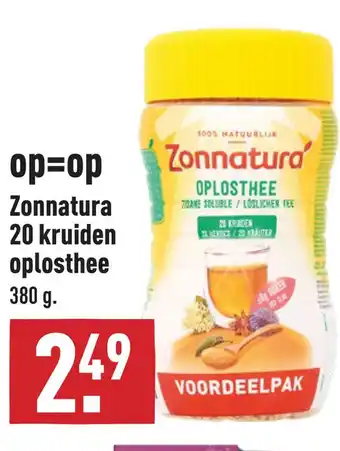 ALDI Zonnatura 20 kruiden oplosthee aanbieding