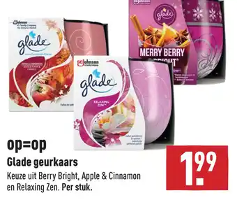 ALDI Glade geurkaars aanbieding