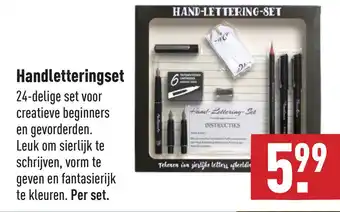 ALDI Handletteringset aanbieding