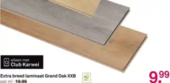 Karwei Extra breed laminaat Grand Oak XXB aanbieding