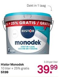 Karwei Histor Monodek aanbieding