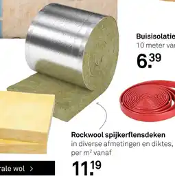 Karwei Rockwool spijkerflensdeken aanbieding