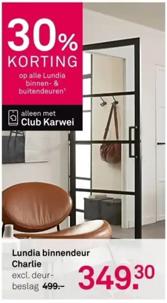 Karwei Lundia binnendeur Charlie aanbieding