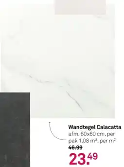 Karwei Wandtegel Calacatta aanbieding