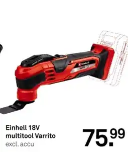 Karwei Einhell 18V multitool Varrito aanbieding