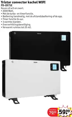 Kruidvat Tristar convector kachel WIFI PD-8975E aanbieding