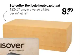 Karwei Steicoflex flexibele houtvezelplaat aanbieding