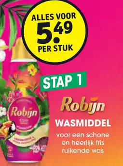 Kruidvat Robijn wasmiddel aanbieding