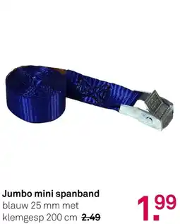 Karwei Jumbo mini spanband aanbieding