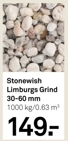 Karwei Stonewish Limburgs Grind 30-60 mm 1 aanbieding