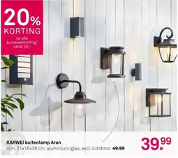 Karwei KARWEI buitenlamp Aran aanbieding