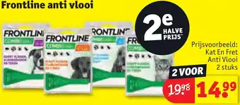 Kruidvat Frontline anti vlooi aanbieding