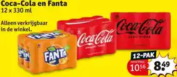 Kruidvat Coca-Cola en Fanta aanbieding