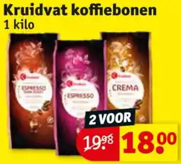 Kruidvat Kruidvat koffiebonen aanbieding