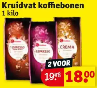 Kruidvat Kruidvat koffiebonen aanbieding