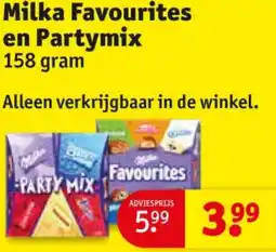 Kruidvat Milka Favourites en Partymix aanbieding