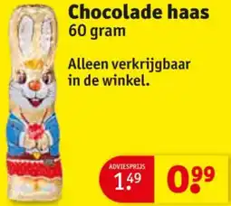 Kruidvat Chocolade haas aanbieding