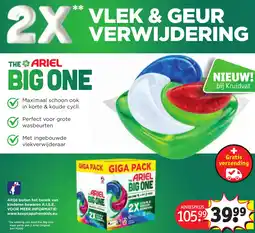 Kruidvat The ariel big one aanbieding