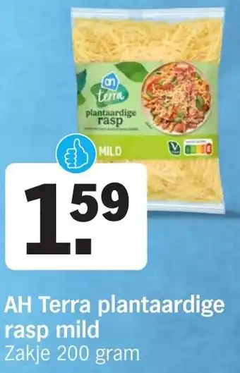 Albert Heijn AH Terra plantaardige rasp mild aanbieding