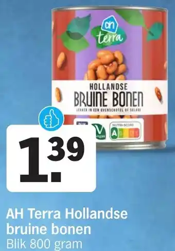 Albert Heijn AH Terra Hollandse bruine bonen aanbieding