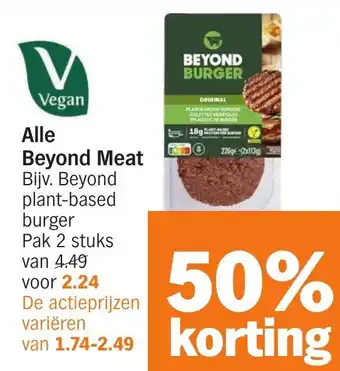 Albert Heijn Alle Beyond Meat aanbieding