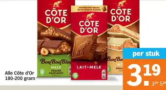 Albert Heijn Alle Côte d'Or aanbieding