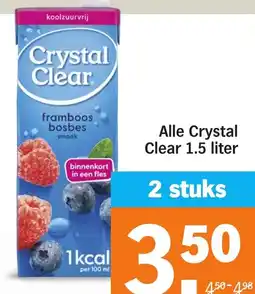 Albert Heijn Alle Crystal Clear aanbieding